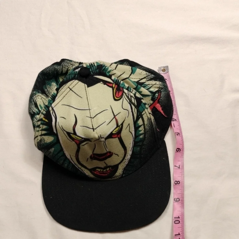 Black and Green Snapback Hat with Graphic Design